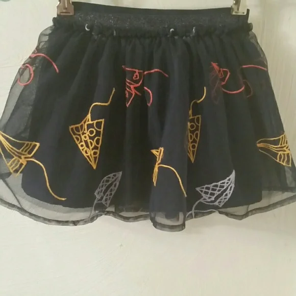 Cat & Jack lined navy blue tulle skirt w/kites,4/5 - Picture 7 of 7
